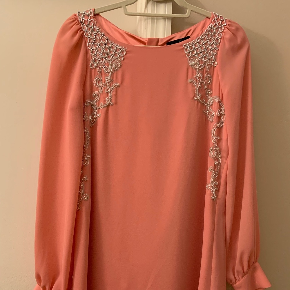 Guess by Marciano Coral Long Sleeve Dress in Small
